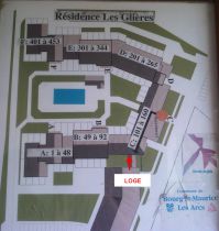 Emplacement de la loge